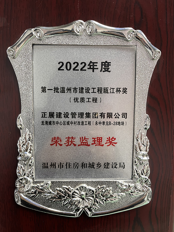 2022年度優(yōu)秀監(jiān)理獎（龍灣城市中心區(qū)城中村改造）.jpg